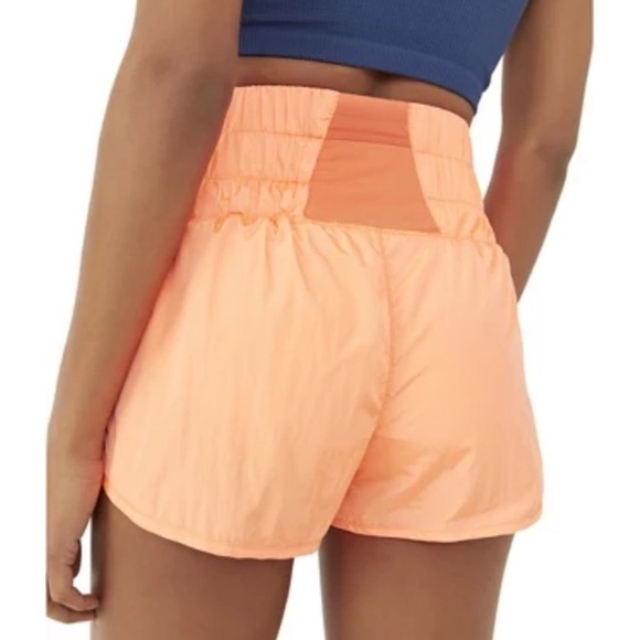 FP Movement The Way Home Active Shorts Peach Size Small Lightweight Key Pocket - Picture 2 of 12